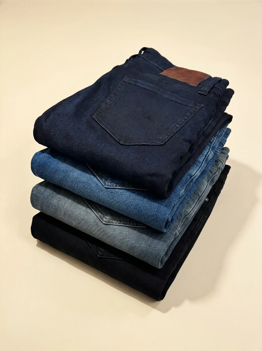 Stack of 34 Heritage denim in a range of washes