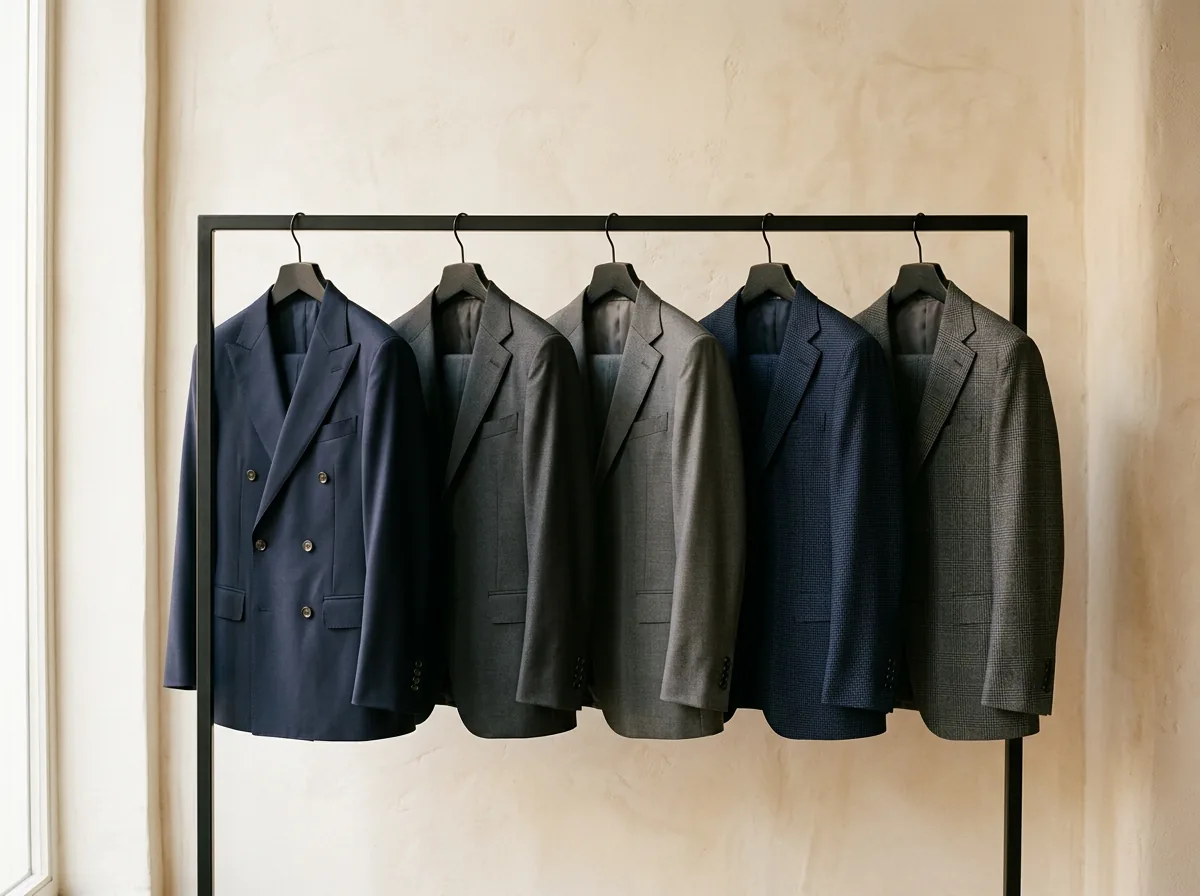 Ready to wear suits at Thomas Jeffery