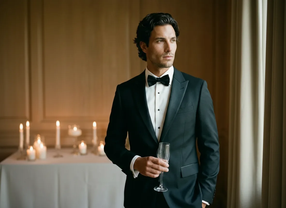 Groom suiting at Thomas Jeffery